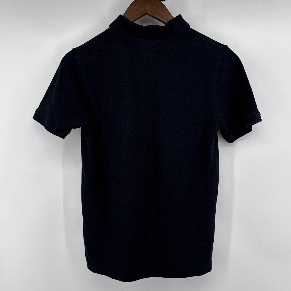 Childrens Place Boys Black Short Sleeve Pique Polo Shirt Husky Size L 10/12 - Picture 2 of 7